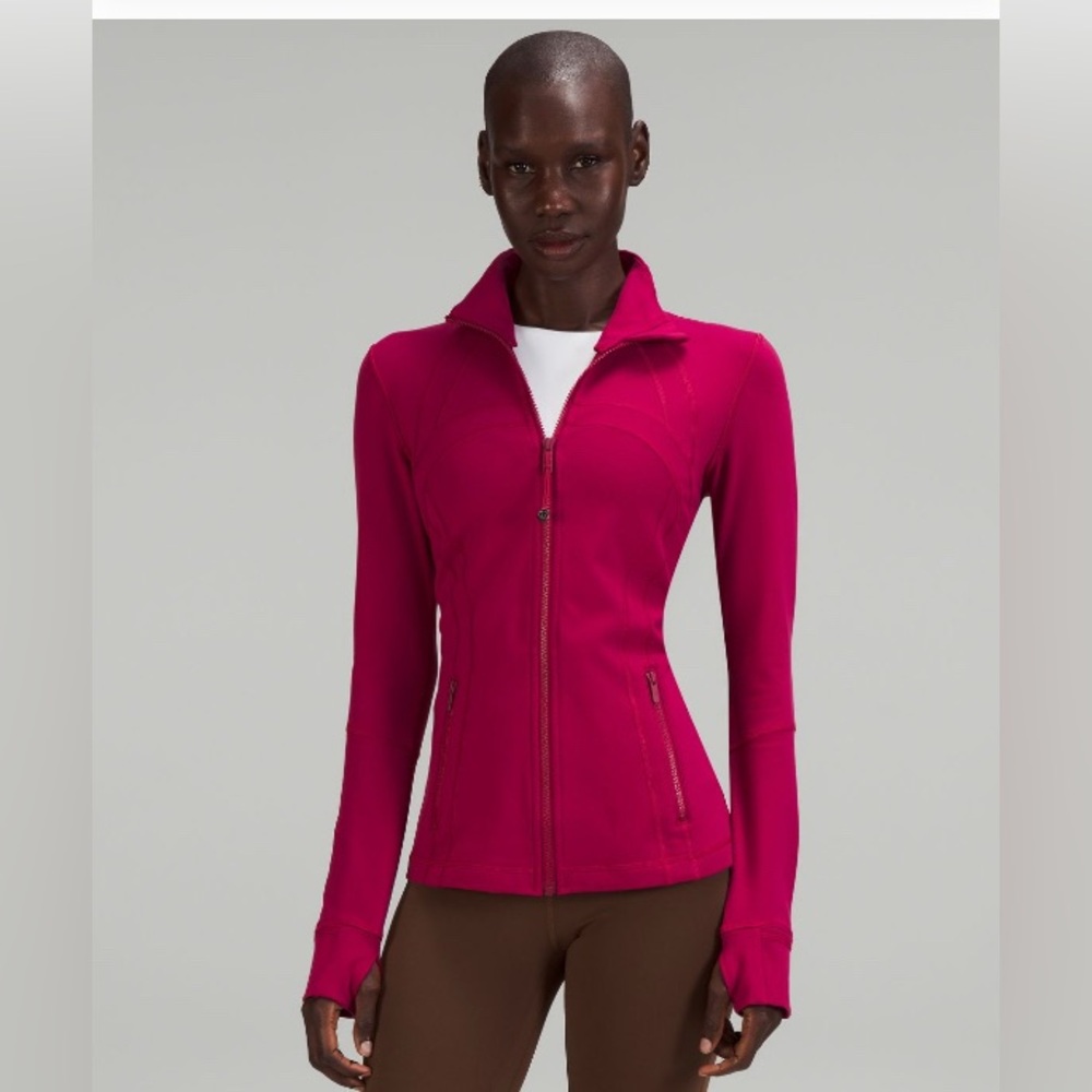 LULULEMON DEFINE Jacket Pomegranate 
Beautiful perfect condition size 4